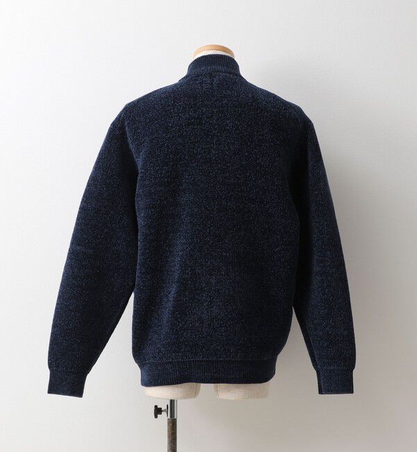 NOLLEY'S goodman「接結モールスタンドジップカーディガン 26AW」|ニット・セーター|