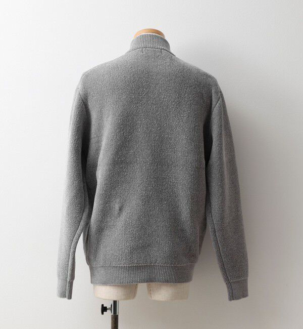 NOLLEY'S goodman「接結モールスタンドジップカーディガン 26AW」|ニット・セーター|