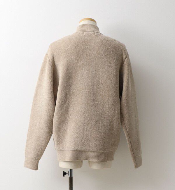 NOLLEY'S goodman「接結モールスタンドジップカーディガン 26AW」|ニット・セーター|