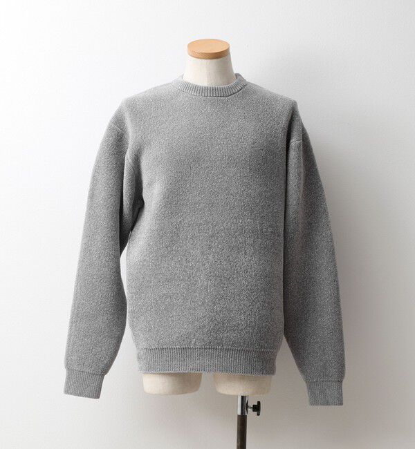 NOLLEY'S goodman「接結モールクルーネック 26AW」|ニット・セーター|ライトグレー