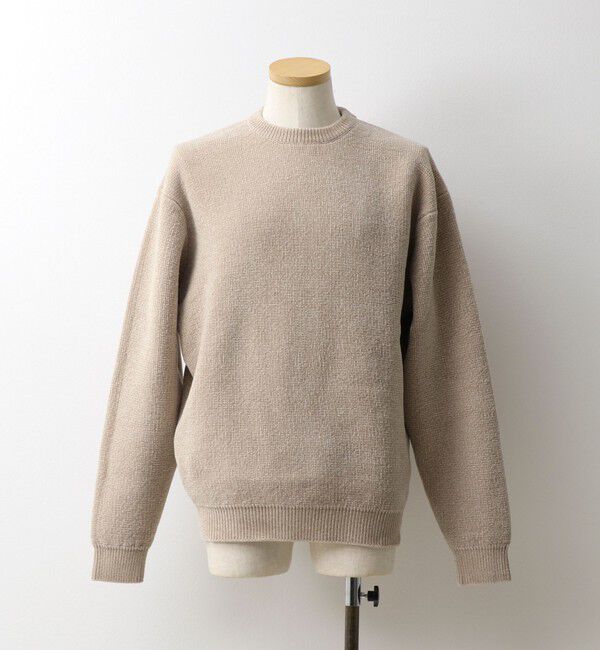 NOLLEY'S goodman「接結モールクルーネック 26AW」|ニット・セーター|グレーベージュ