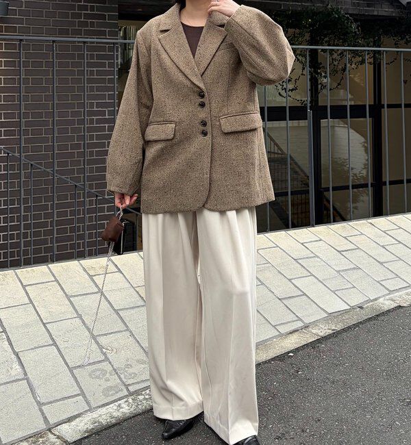  「ネップツイードジャケットコート」|その他|