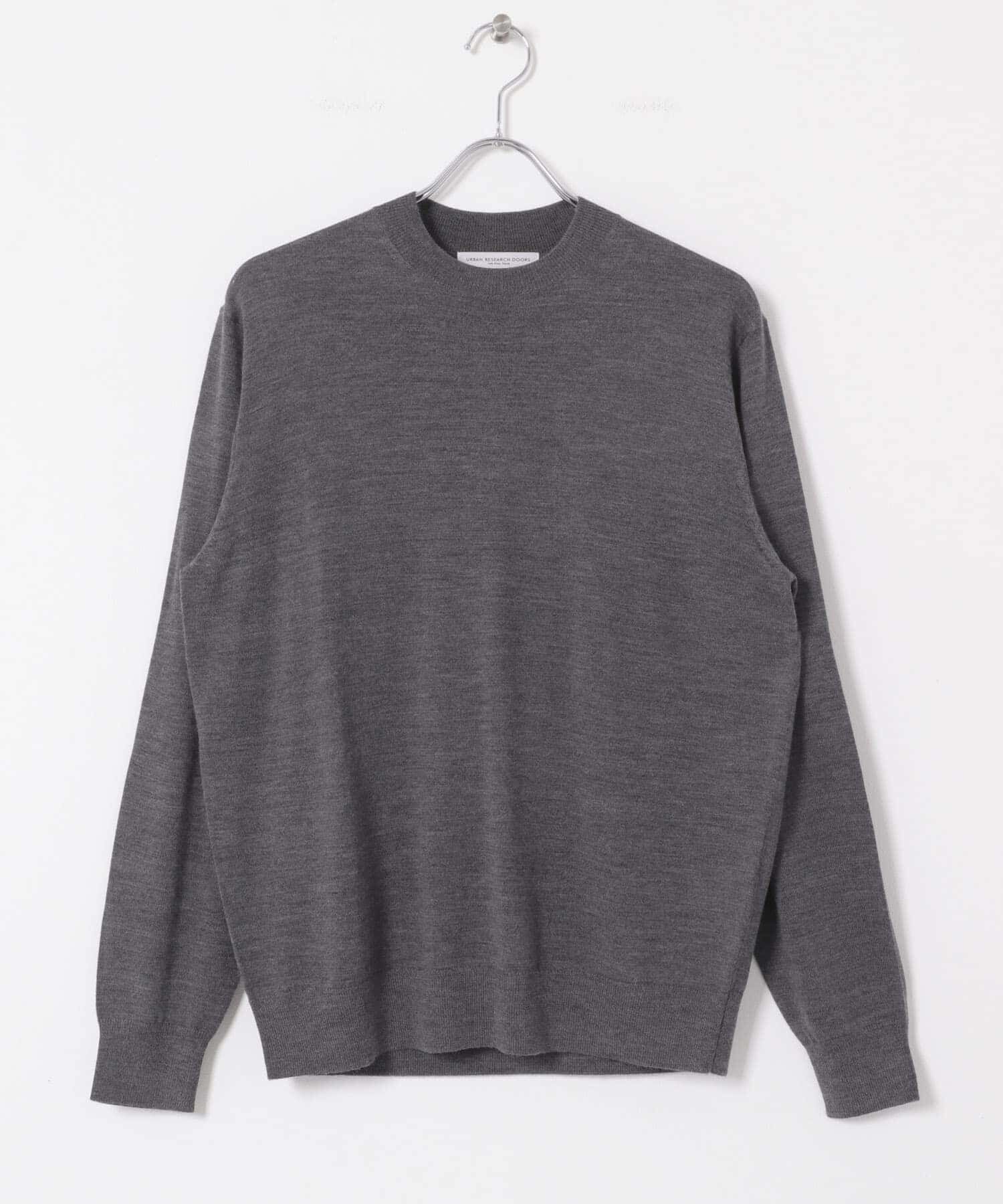 URBAN RESEARCH DOORS「LIFE STYLE TAILOR　マシンウォッシャブルハイゲージクルーニット」|シャツ・ブラウス|