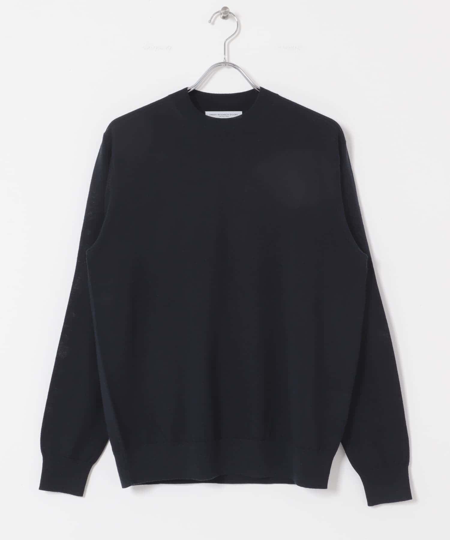 URBAN RESEARCH DOORS「LIFE STYLE TAILOR　マシンウォッシャブルハイゲージクルーニット」|シャツ・ブラウス|