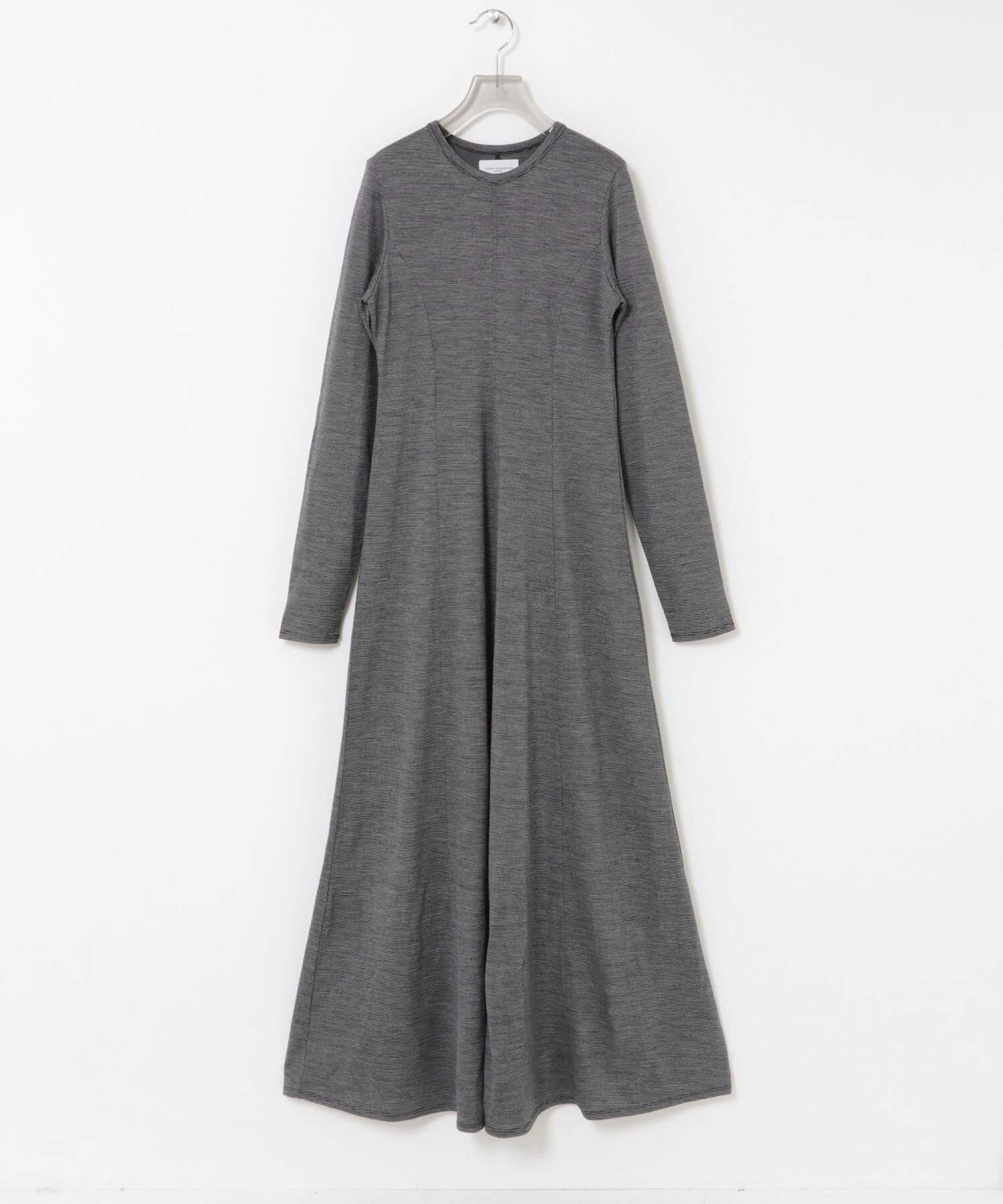 URBAN RESEARCH「new basic　WASHABLE WOOL LONG-SLEEVE ONE-PIECE」|ワンピース|ブラック系その他