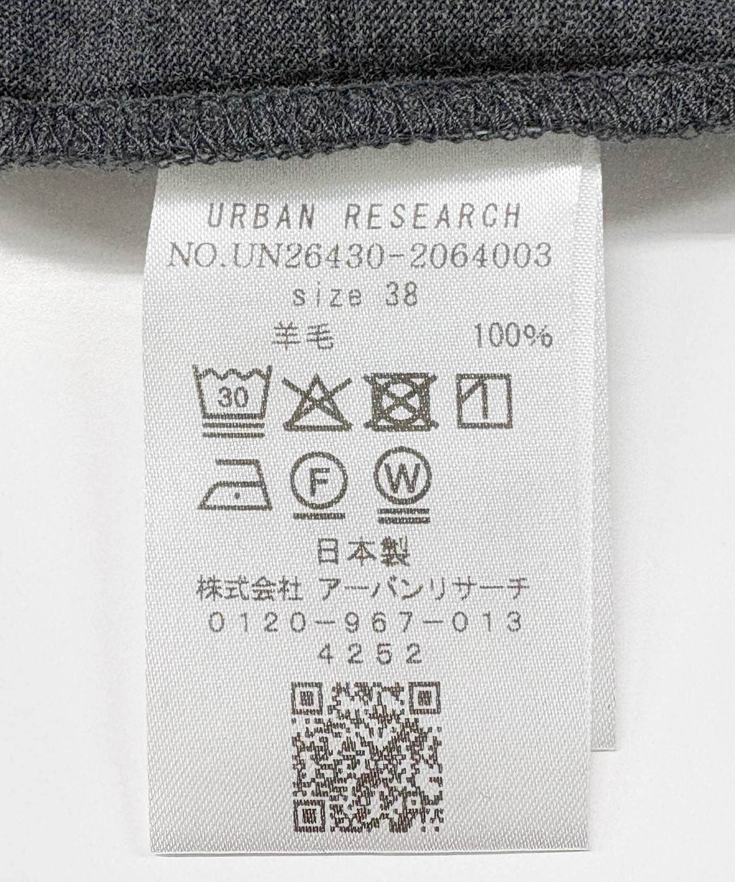 URBAN RESEARCH「new basic　WASHABLE WOOL LONG-SLEEVE ONE-PIECE」|ワンピース|