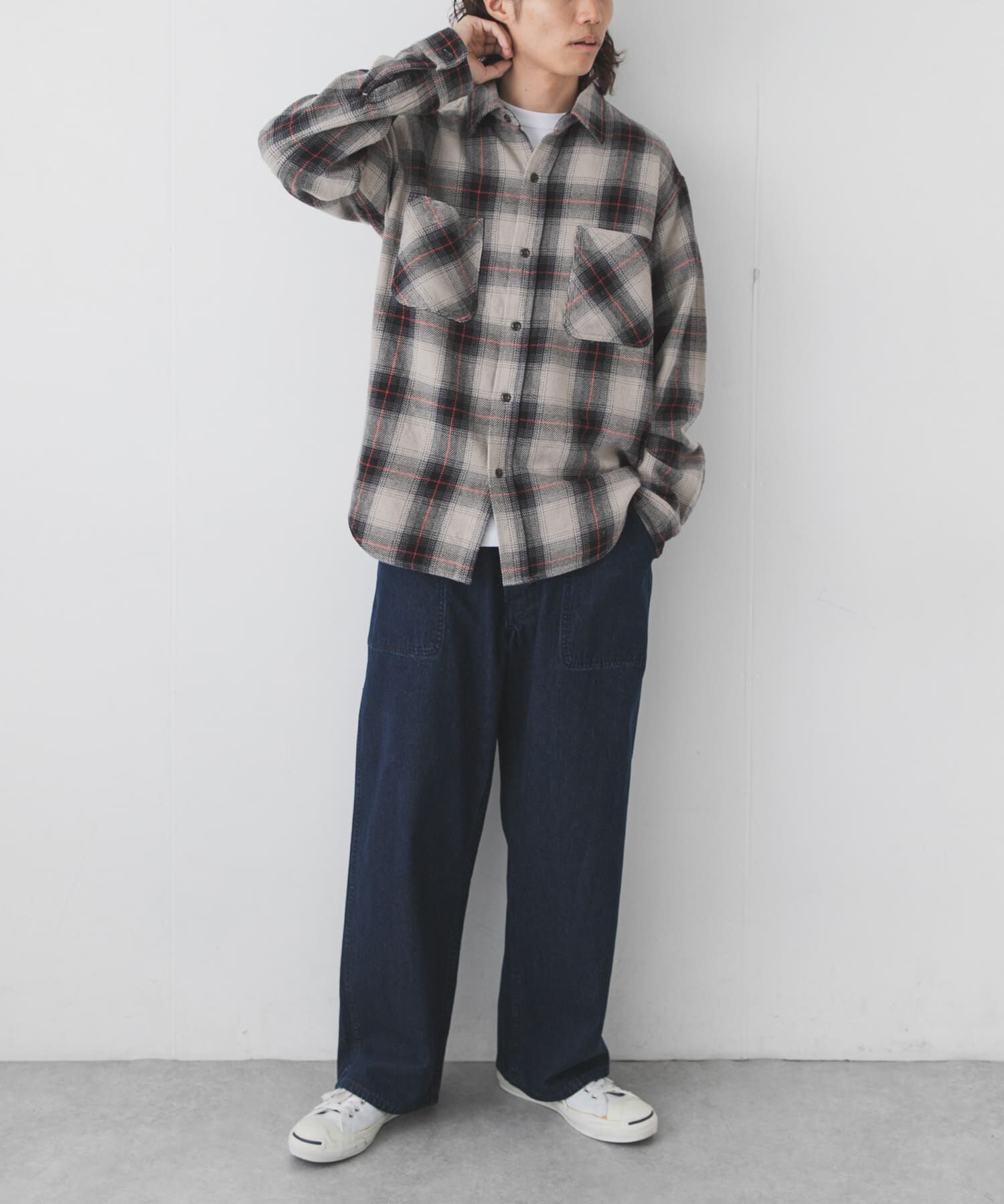 Sonny Label 「BIG MAC　CHECK DYE LONG-SLEEVE SHIRTS」|シャツ・ブラウス|