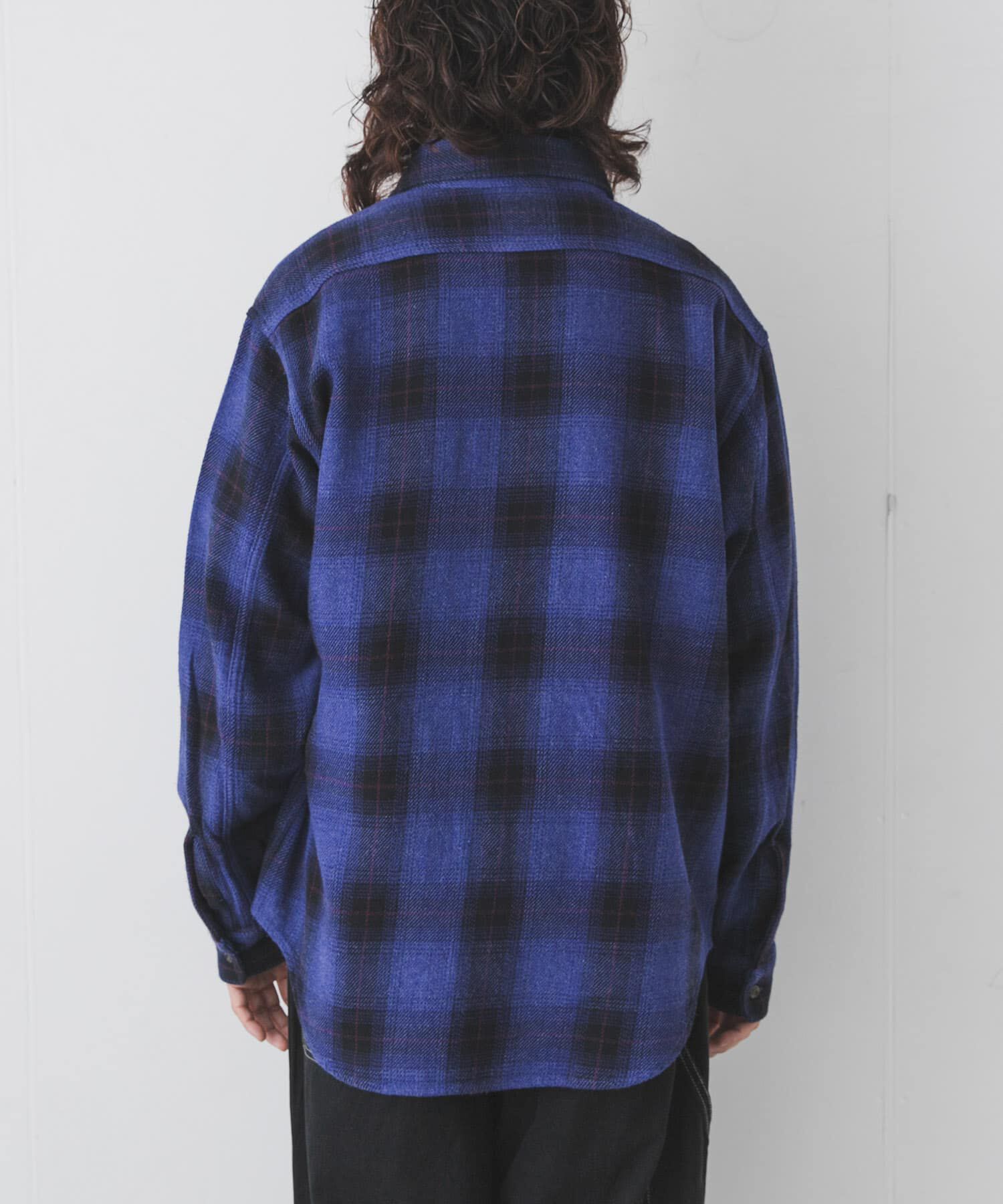 Sonny Label 「BIG MAC　CHECK DYE LONG-SLEEVE SHIRTS」|シャツ・ブラウス|
