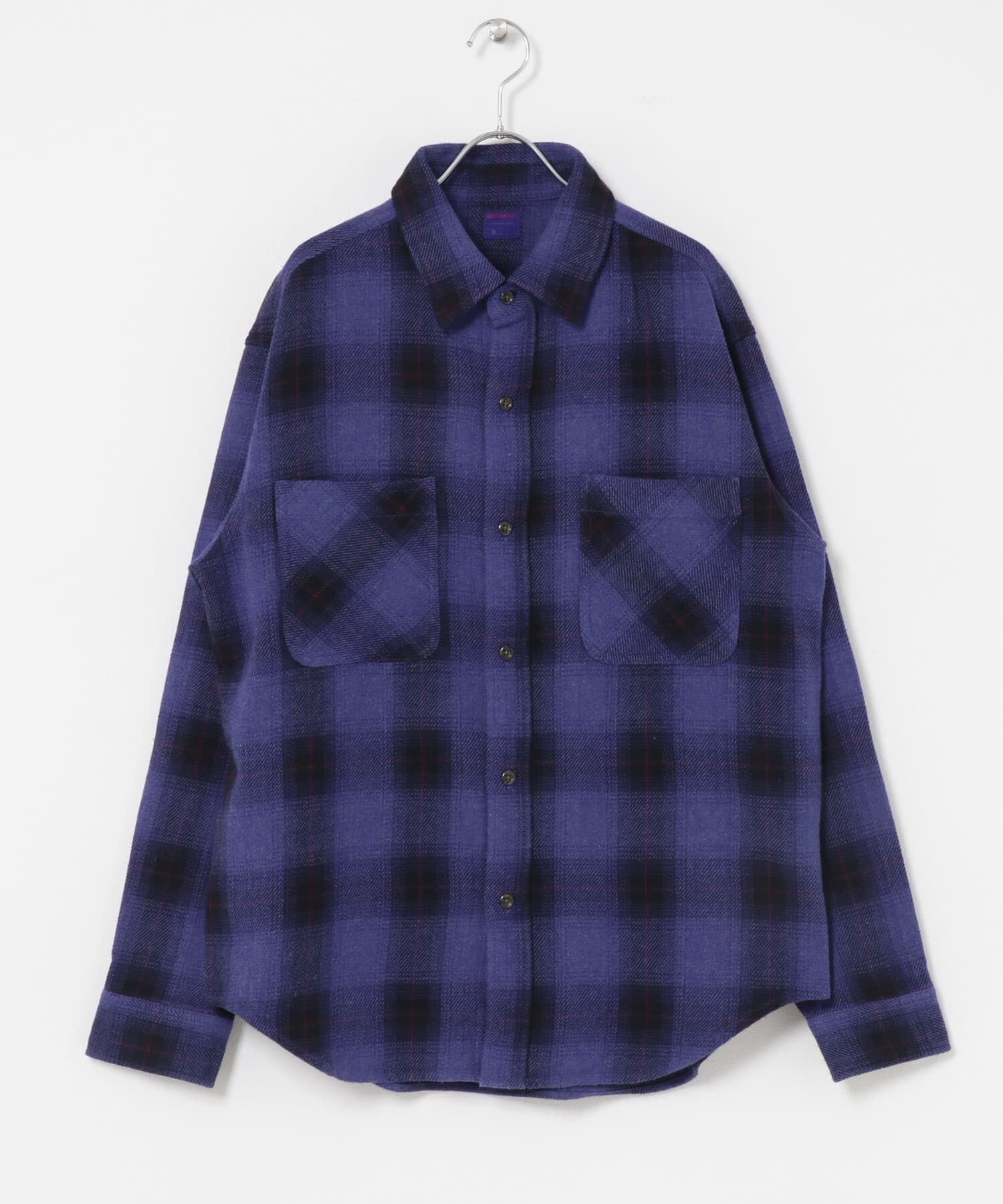 Sonny Label 「BIG MAC　CHECK DYE LONG-SLEEVE SHIRTS」|シャツ・ブラウス|