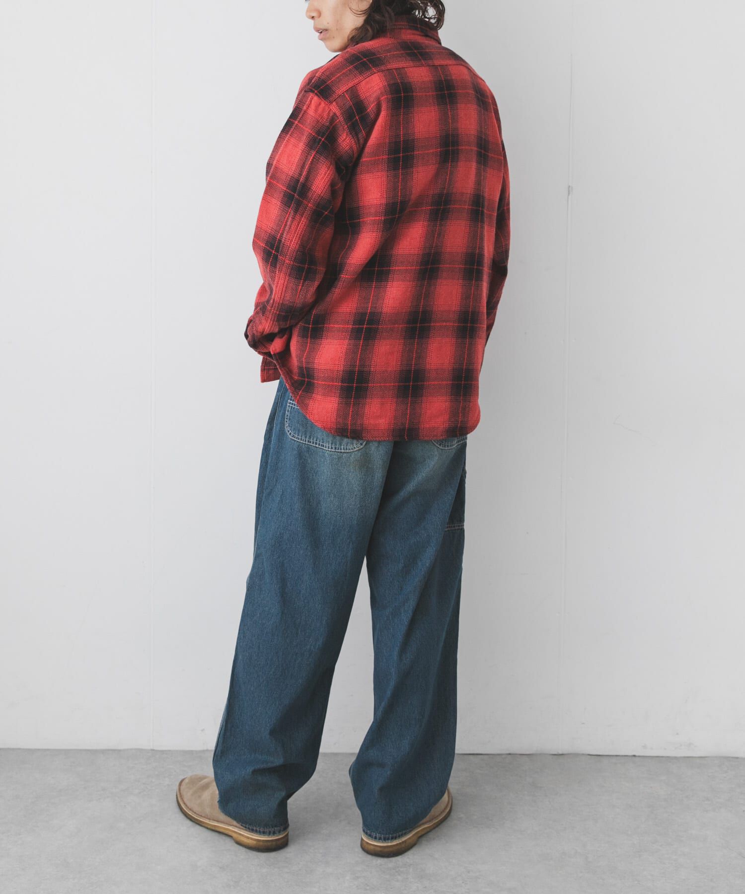 Sonny Label 「BIG MAC　CHECK DYE LONG-SLEEVE SHIRTS」|シャツ・ブラウス|