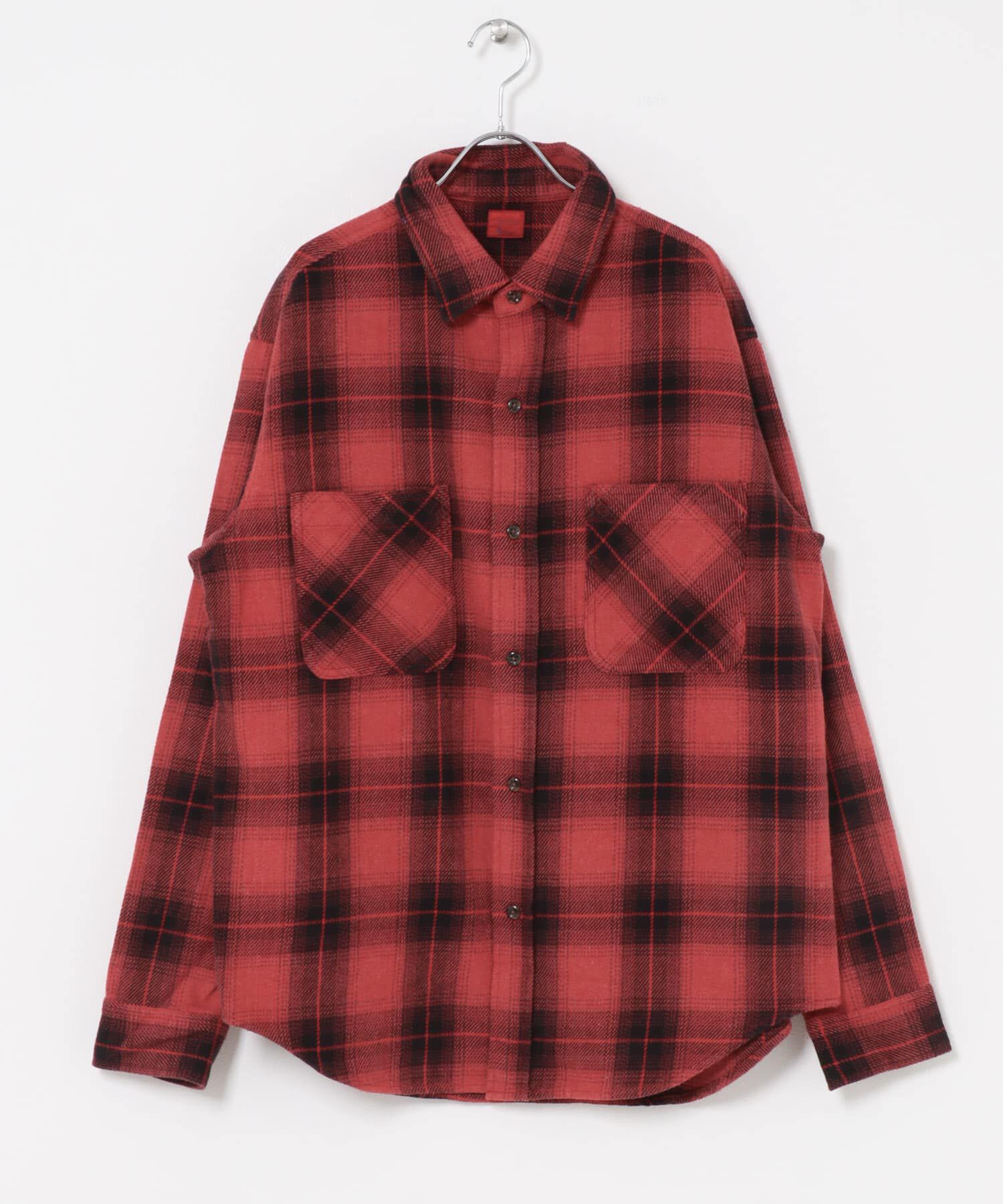 Sonny Label 「BIG MAC　CHECK DYE LONG-SLEEVE SHIRTS」|シャツ・ブラウス|