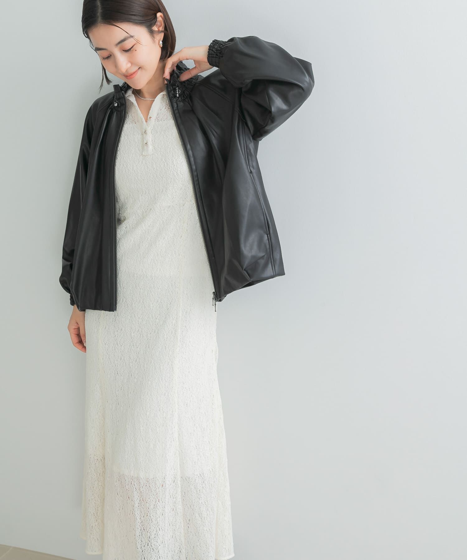 URBAN RESEARCH ROSSO「カットレースナローワンピース」|ワンピース|
