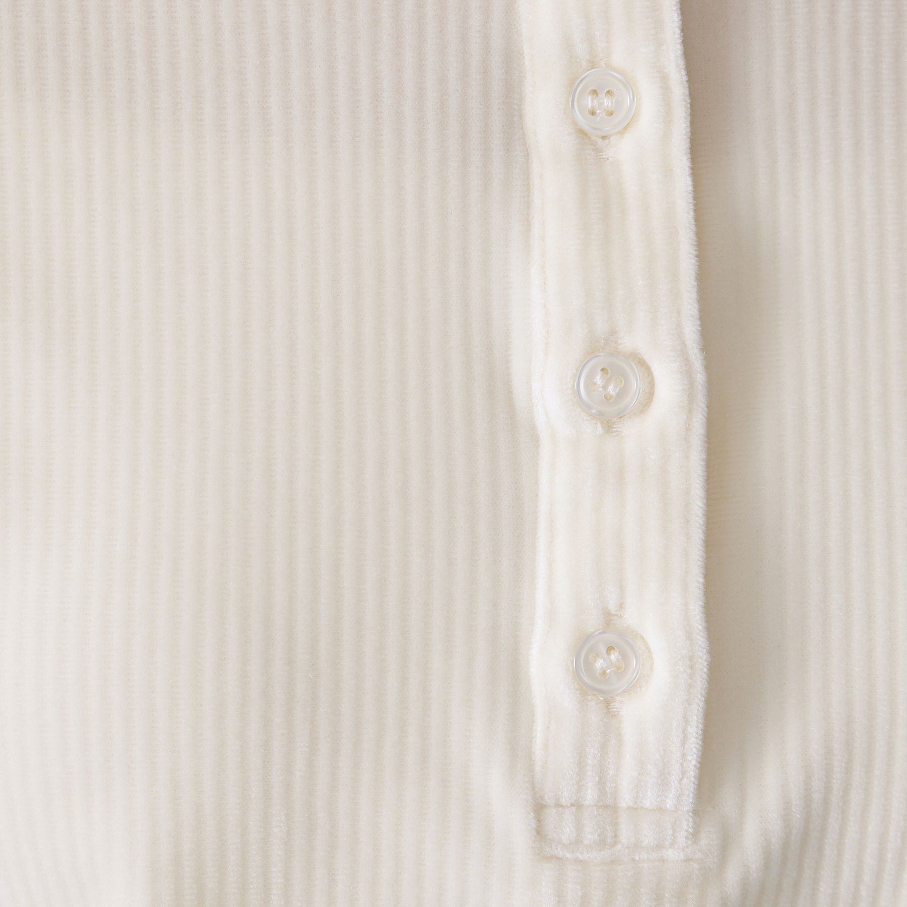 OPAQUE.CLIP「ベロアタッチリブトップス【洗濯機OK】」|Tシャツ・カットソー|