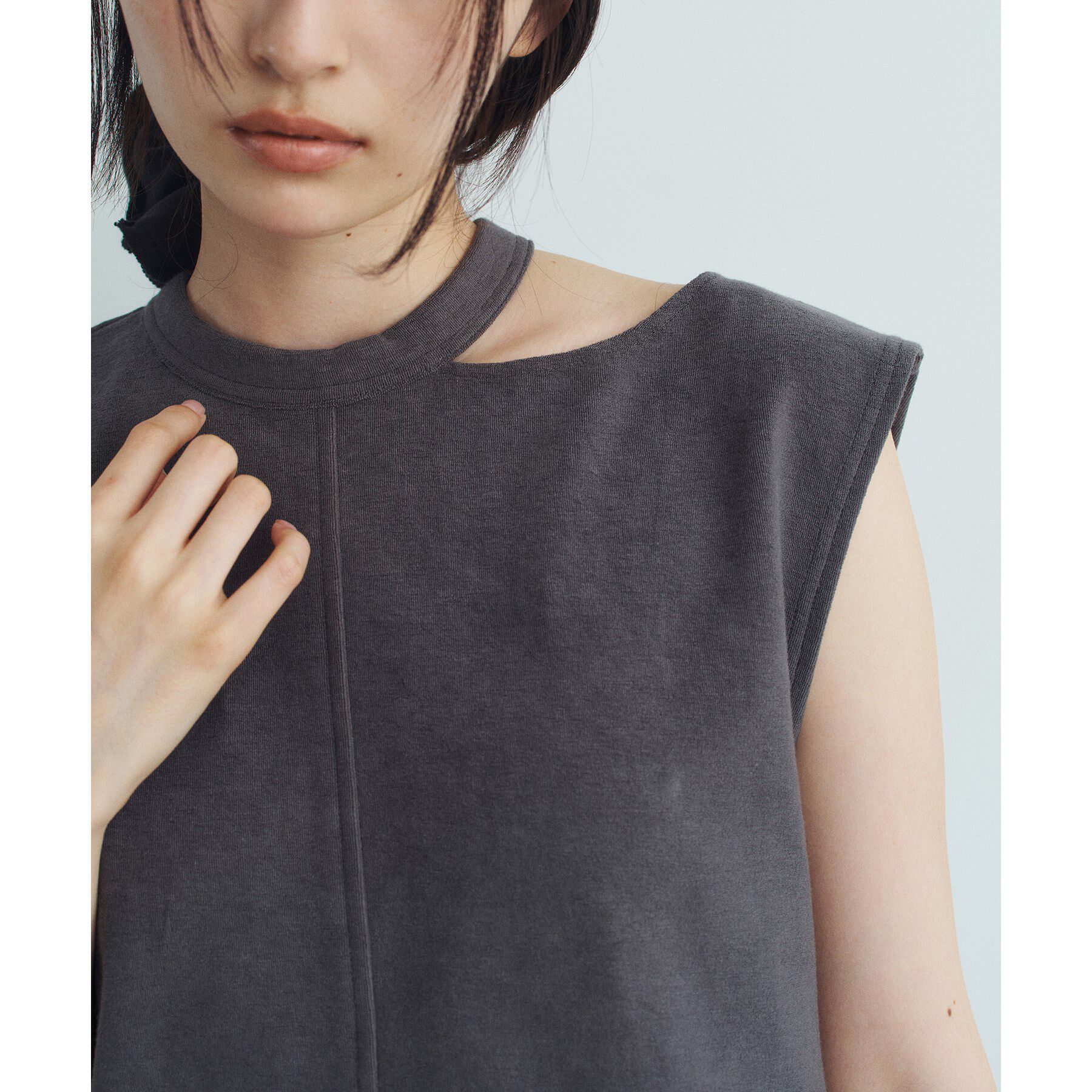 CODE A「pile cutout tee」|Tシャツ・カットソー|