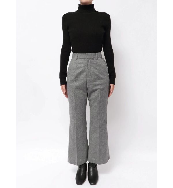 MERCURYDUO「ウールライクセンタープレスワイドパンツ」|その他|