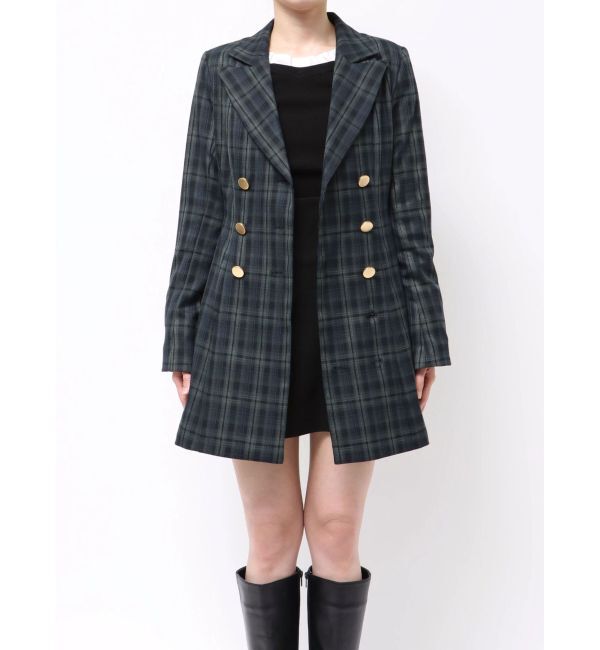 MERCURYDUO「【WEB限定カラーあり】2WAYフィット&フレアジャケットワンピース」|ワンピース|