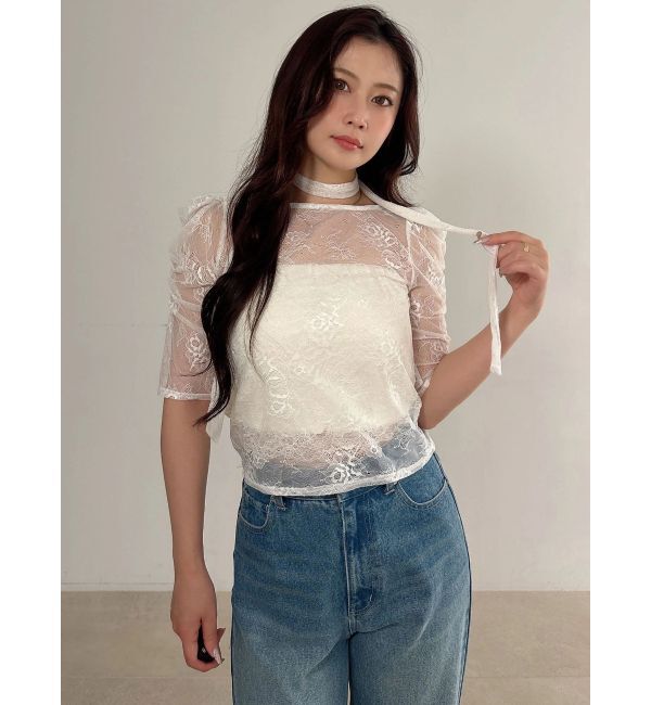 MERCURYDUO「レーストップス」|Tシャツ・カットソー|