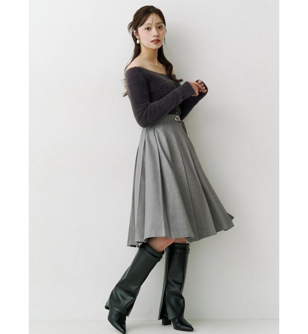 MERCURYDUO「2WAYミニシャギーカーデライクニット」|カーディガン|