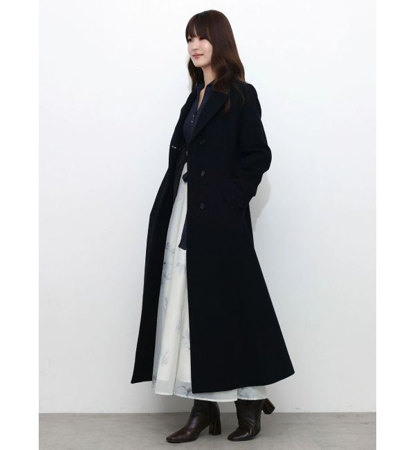 MERCURYDUO「ファー付きフィットアンドフレアコート」|その他|
