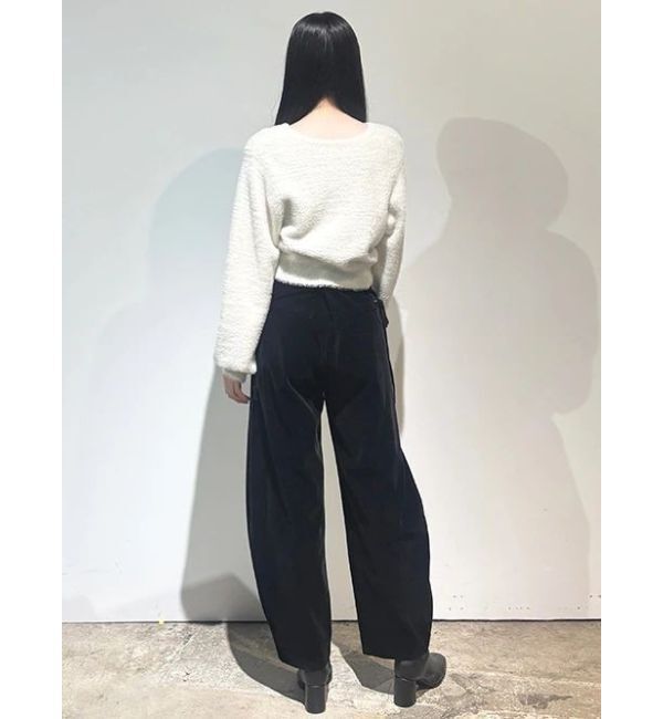 MERCURYDUO「サイドリボンバレルレッグパンツ」|その他|