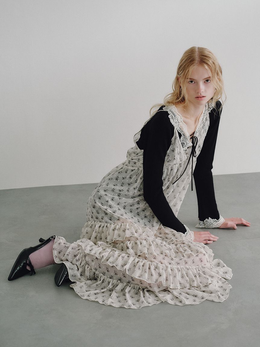 LILY BROWN「シアーリブハイソックス」|ソックス|