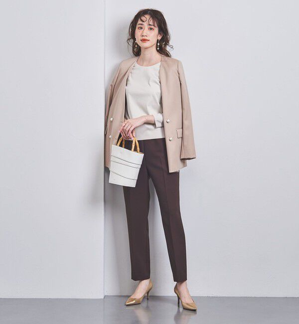 UNITED ARROWS「C DOUBLE クルーネック カットソー」|Tシャツ・カットソー|