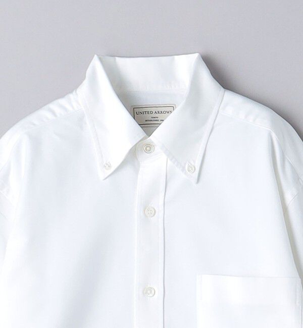 UNITED ARROWS「オーガニック コットン オックスフォード ボタンダウン シャツ」|シャツ・ブラウス|