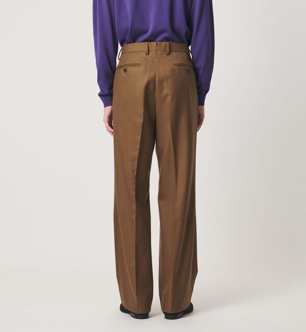 UNITED ARROWS「ギャバジン フレア ノープリーツ スラックス ヨコストレッチ」|スーツ|