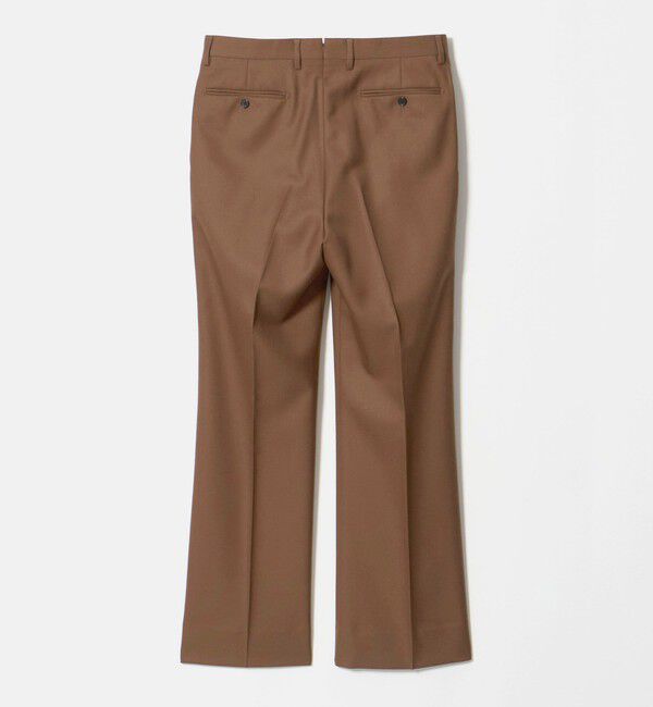 UNITED ARROWS「ギャバジン フレア ノープリーツ スラックス ヨコストレッチ」|スーツ|