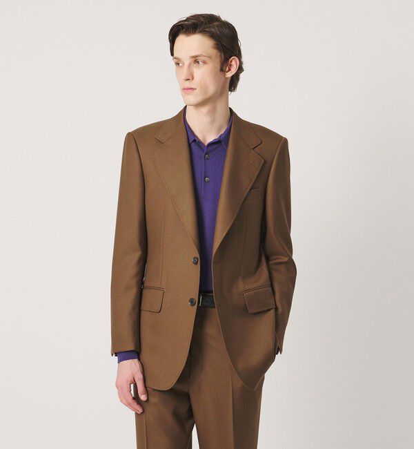 UNITED ARROWS「ギャバジン シングル 2ボタン テーラードジャケット ヨコストレッチ」|テーラードジャケット|MOCA
