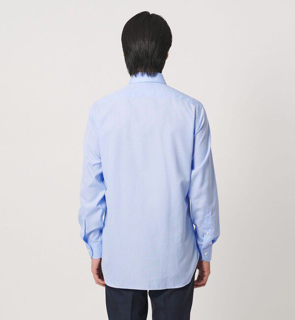 UNITED ARROWS「イージーケア AG  ファンシーチェック セミワイドカラーシャツ 抗菌防臭」|シャツ・ブラウス|