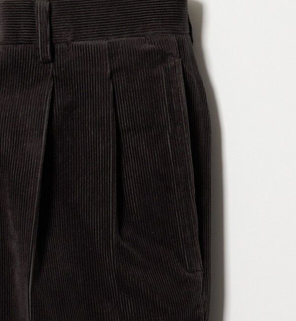 UNITED ARROWS「コーデュロイ 2プリーツ キャロット  パンツ」|その他|