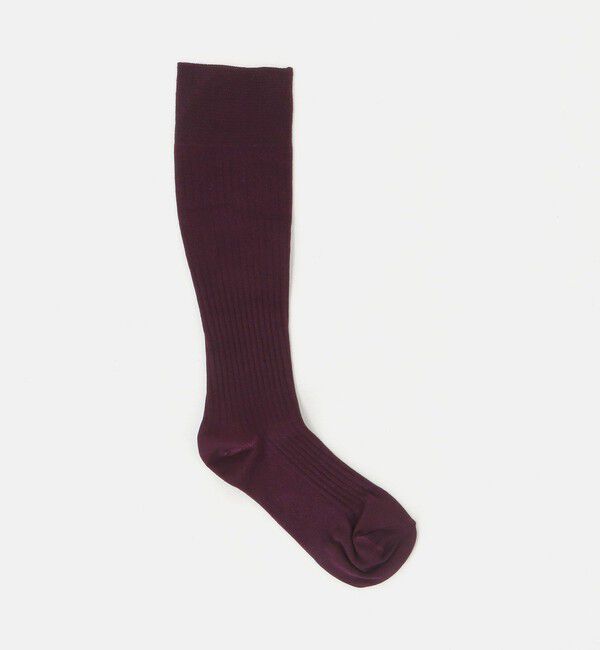 UNITED ARROWS green label relaxing「＜MAEE＞コンプレッション リブ ソックス」|ソックス|WINE