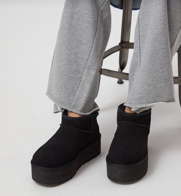 UNITED ARROWS green label relaxing「＜UGG＞クラシック ウルトラ ミニ プラットフォーム / Classic Ultra Mini Platform」|ロングブーツ|