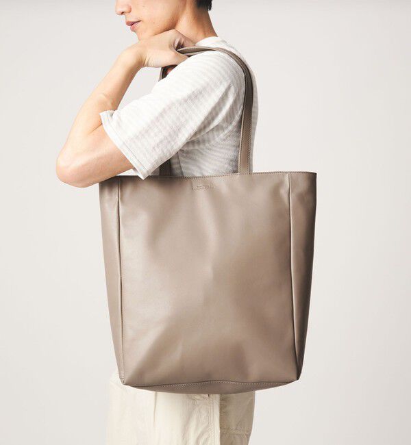 UNITED ARROWS green label relaxing「ナッパ デイリー トートバッグ」|トートバッグ|BEIGE