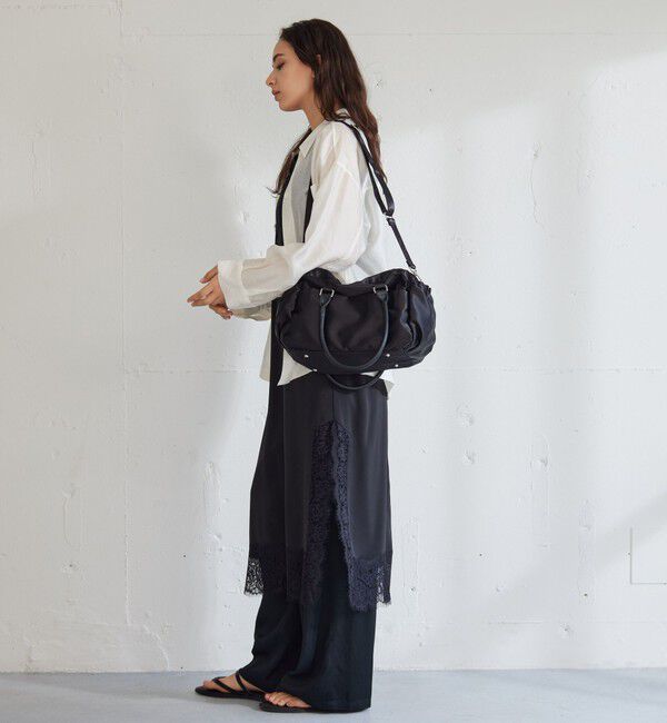 UNITED ARROWS green label relaxing「【WEB限定】2WAY Wジップ ボストン バッグ はっ水」|ボストンバッグ|
