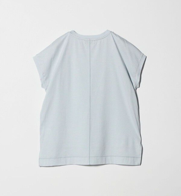 UNITED ARROWS green label relaxing「グロッシー フレンチスリーブ Tシャツ 制菌」|Tシャツ・カットソー|