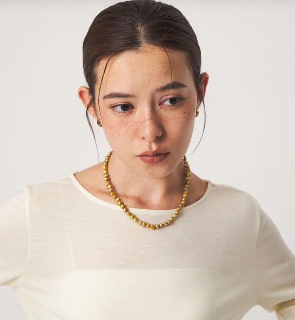 UNITED ARROWS green label relaxing「淡水パール バロックネックレス」|ネックレス|