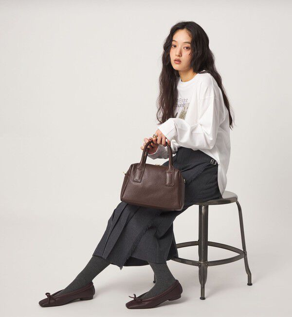 UNITED ARROWS green label relaxing「＜PRATO＞スクエア ボストンバッグ」|ボストンバッグ|