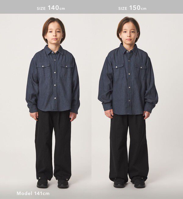 UNITED ARROWS green label relaxing「デニム シャツ / キッズ 100cm-160cm」|シャツ・ブラウス|
