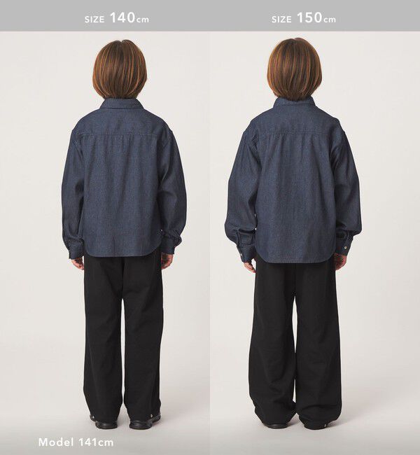 UNITED ARROWS green label relaxing「デニム シャツ / キッズ 100cm-160cm」|シャツ・ブラウス|