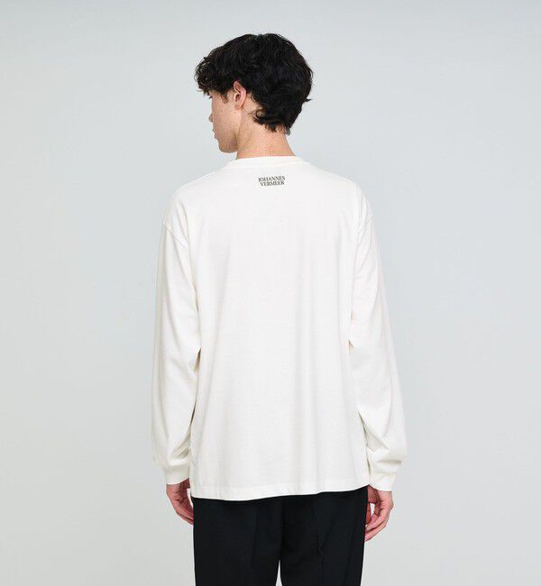 UNITED ARROWS green label relaxing「フェルメール クルーネック プリント 長袖 Tシャツ」|Tシャツ・カットソー|