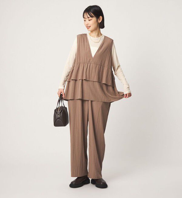 UNITED ARROWS green label relaxing「チュール シアー クルーネック プルオーバー カットソー」|Tシャツ・カットソー|