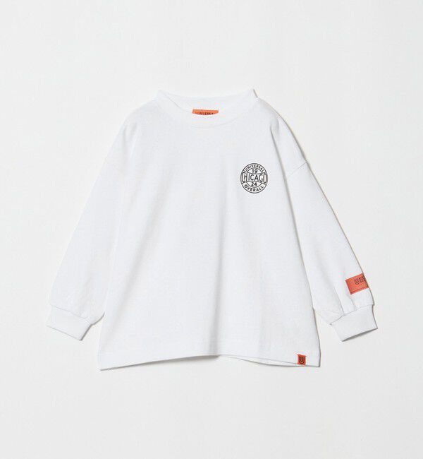 UNITED ARROWS green label relaxing「【別注】＜UNIVERSAL OVERALL＞グラフィック ロングスリーブ Tシャツ / キッズ 110cm-130cm」|Tシャツ・カットソー|