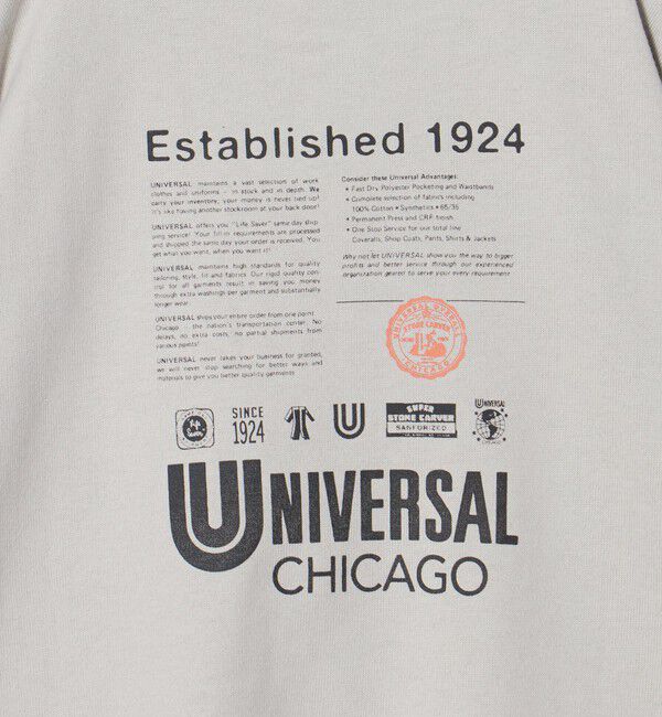 UNITED ARROWS green label relaxing「【別注】＜UNIVERSAL OVERALL＞グラフィック ロングスリーブ Tシャツ / キッズ 110cm-130cm」|Tシャツ・カットソー|
