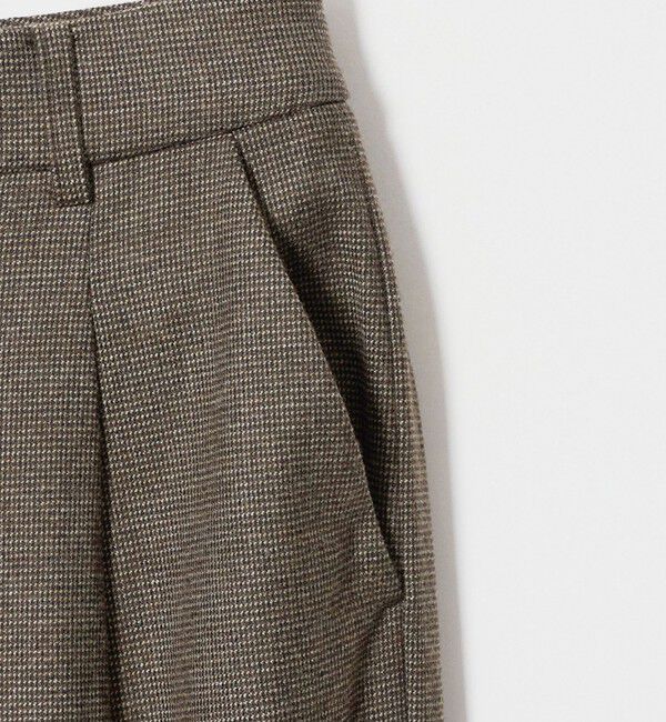 UNITED ARROWS green label relaxing「［size SHORT/TALLあり］ヘアライン ストレート パンツ ストレッチ」|スラックス|