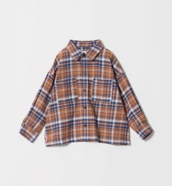 UNITED ARROWS green label relaxing「チェック ポケットシャツ / キッズ 100cm―160cm」|シャツ・ブラウス|