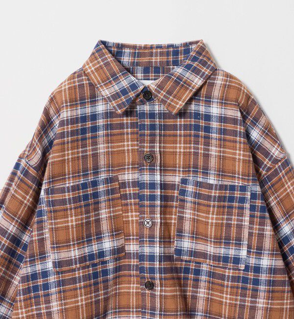 UNITED ARROWS green label relaxing「チェック ポケットシャツ / キッズ 100cm―160cm」|シャツ・ブラウス|