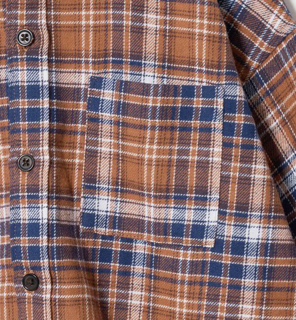 UNITED ARROWS green label relaxing「チェック ポケットシャツ / キッズ 100cm―160cm」|シャツ・ブラウス|