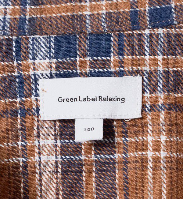 UNITED ARROWS green label relaxing「チェック ポケットシャツ / キッズ 100cm―160cm」|シャツ・ブラウス|